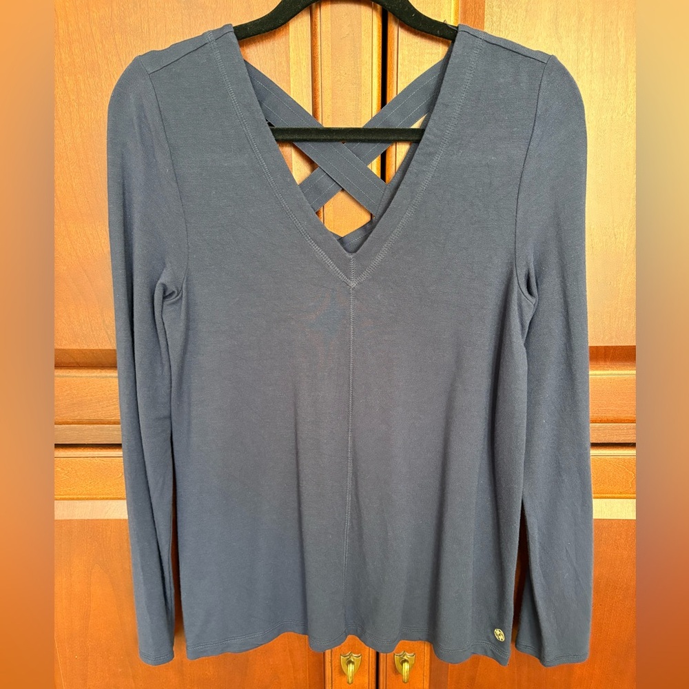 Lilly Pulitzer Areli Pullover True Navy‎ Size Small